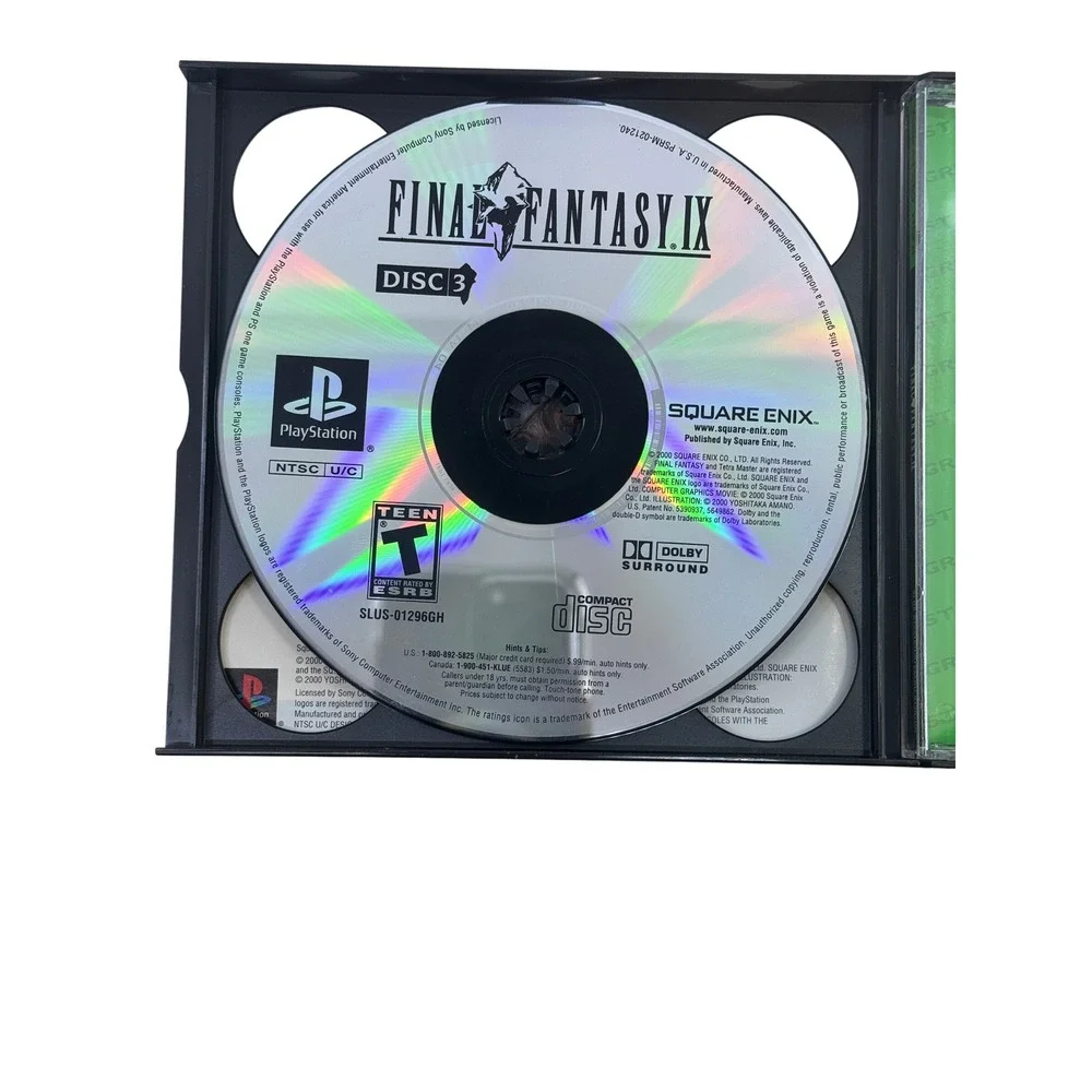 Final Fantasy IX Sony PlayStation 1 PS1 Greatest Hits 4-Disc Set Square Enix